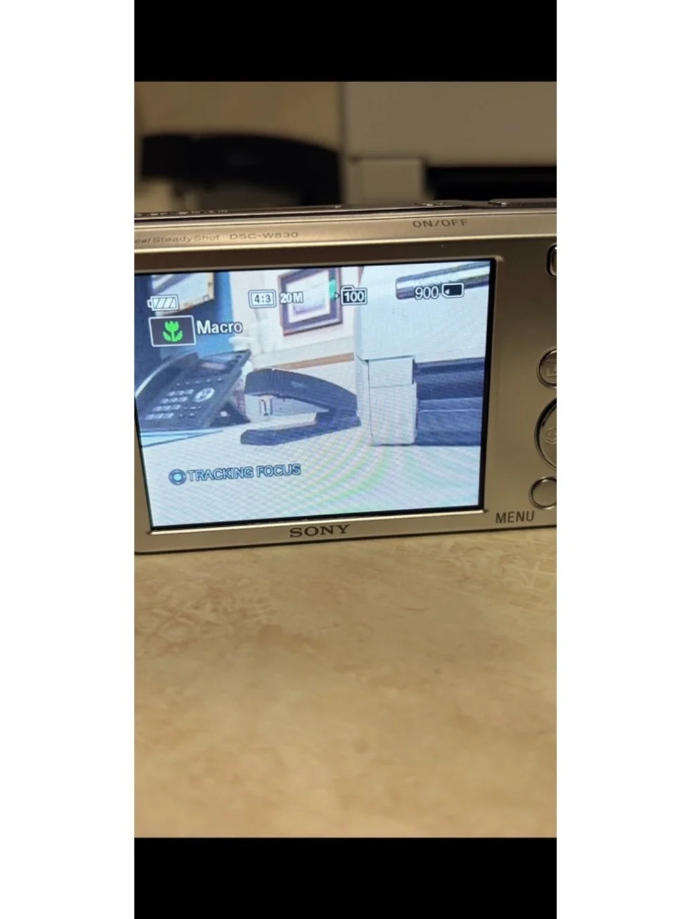 Sony Cyber-shot DSC-W830 20.1MP Digital Camera Silver 8x Zoom Tested Working